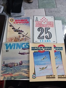 Vintage Airplane Magazines Bundle Red Arrows Bomber Command Battle Of Britain - Picture 1 of 10