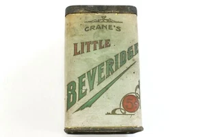 Crane's Little Beveridge 5 Cent Metall Zigarren Dose Papieretikett Fabrik 856 Michigan - Bild 1 von 7