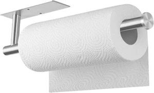 Wall Mount Multi Use Paper Towel Holder under Cabinet Kitchen Bathroom Work Self - Picture 1 of 7