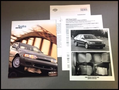1999 Nissan Sentra 26-page Vintage Original Car Sales Brochure Catalog SET - Imagem 1 de 4