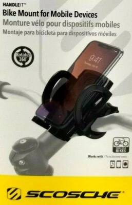 SCOSCHE Bike Handlebar Mount for Mobile Devices Weather-resistant New (G16) - Image 1 of 4