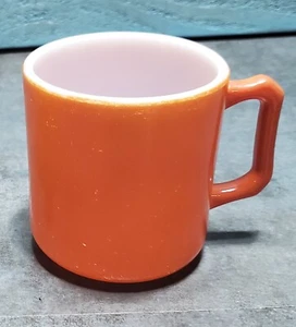 Vintage Hazel Atlas Milk Glass Brown Cup D Handle 3" CHILD SIZE FREE SHIPPING!! - Picture 1 of 5