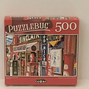 Puzzlebug Crazart Route 66 Museum 500 Piece Jigsaw Puzzle New - Picture 1 of 4