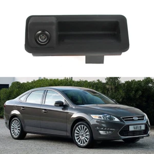 Manija del maletero del coche + cámara de visión trasera CCD de reversa para Ford Mondeo 2011 2012 sedán - Imagen 1 de 7