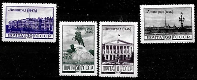 1948 Russia USSR Leningrad set Sc#1189-1192 MNH OG 🔥 VF Architecture - Image 1 of 2