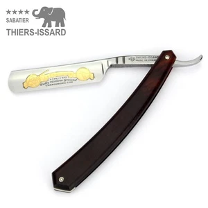 Navaja de afeitar Thiers-Issard Sabatier - 5/8" - acero al carbono C135 - madera de hierro del desierto - Imagen 1 de 9