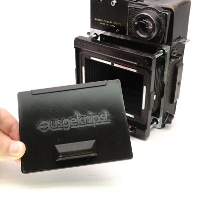 Ausgeknipst Gehäusedeckel hinten Rückdeckel Rear Body Cap für Mamiya Press 2x3"