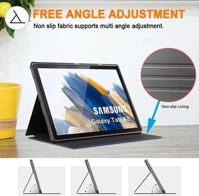 TOKILO PU Leather Flip Case for Samsung Galaxy Tab A8 10.5″ (2022) – Auto Wake/S - Image 1 of 4