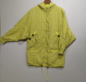 Kitex Worldwide Vintage Yellow Striped Ski Jacket Adult Large Made in Austria - Picture 1 of 17