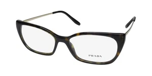 NUEVAS GAFAS PRADA VPR14X ITALIA RECTANGULARES TORTUGA 54-16-140 PLÁSTICO MUJER - Imagen 1 de 8