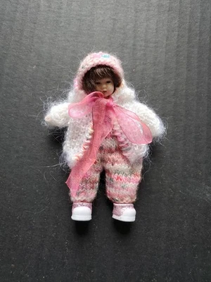 Conjunto de ropa de muñeca a escala 1:12 para muñeca Heidi Ott 2,75" hecha a mano (tejida) Foto 1 de 4