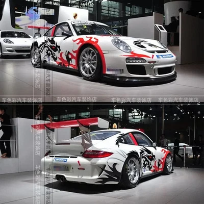 Car stickers FOR Porsche 911 718 981 body exterior modification racing decals - Image 1 of 2