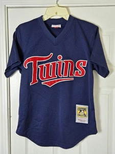 Mitchell & Ness Minnesota Twins Kent Hrbek BP Jersey Men's Size 36 Small Blue - Picture 1 of 7