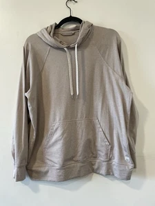 Sudadera con Capucha Vuori Para Mujer M Marrón Pullover Halo Gran Tamaño VW279 Athleisure Elastizada - Imagen 1 de 5
