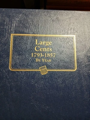 1800-1857 LARGE CENT COLLECTION  15 OF 64 STARTER SET (SEE PHOTOS. - Image 1 of 4