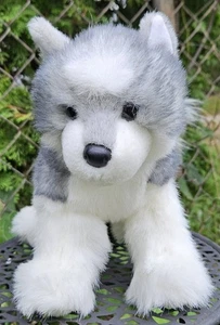 JOLI the HUSKY Plush Puppy Dog Stuffed Animal by Douglas Cuddle Toys 9" Blue Eye - Picture 1 of 9