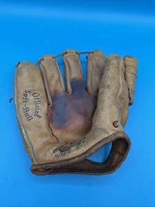 Vintage 1940's Rawlings DW 12 Official Softball Glove Made In The USA LHT - Bild 1 von 12