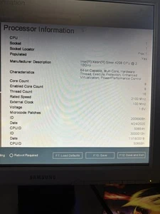 HP ProLiant ML110 Gen10 Server Motherboard with cpu and memory 16GB - Picture 1 of 9