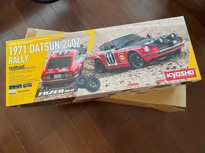 EP 4WD Fazer Mk2 FZ02-R Readyset 1971 Datsun 240Z Rally 34482T1 Radio Con Kyosho - Image 1 of 3