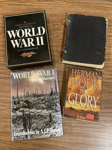 5 Books - World Wars I and ll Histories/The Glory/Wars Through World History - Imagen 1 de 16