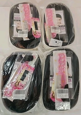 LOTE DE 4 pelucas delanteras de encaje de onda profunda sueltas 180% densidad hermoso brillo 24" Foto 1 de 4