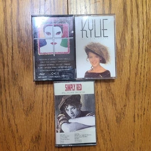 Simply Red The Motels Kylie Minogue Cassette Lot 3 Pop - Picture 1 of 5