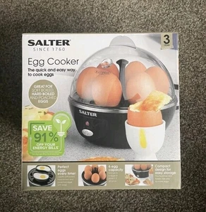 Salter 6 Hervidor Eléctrico de Huevos para Huevos Blandos, Medianos o Duros - Imagen 1 de 4