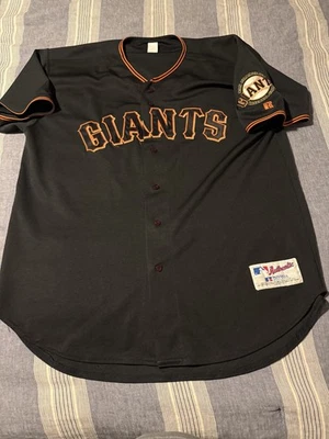 2001 San Francisco Giants Russell Athletic Alternate Home Size 52 Jersey  - Image 1 of 4