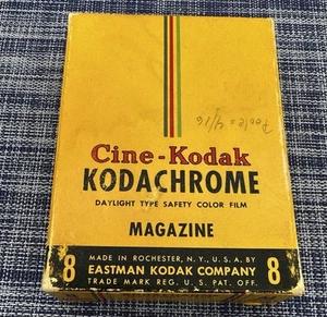 Vintage KODACHROME 8mm Color Daylight Movie Film Double MAGAZINE/Cart - Picture 1 of 8