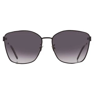Saint Laurent Grey Gradient Oversized Ladies Sunglasses SL M98 002 62 - Picture 1 of 4