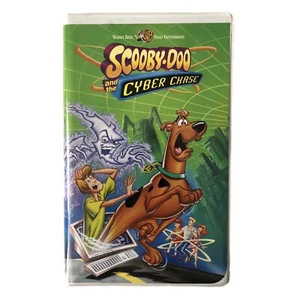 Scooby-Doo and the Cyber Chase (VHS, 2001) WITH RARE PROMO CD-ROM SAMPLER - Picture 1 of 9