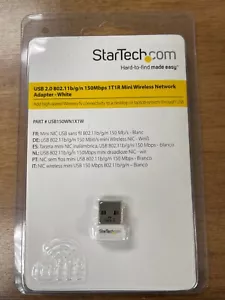 Startech USB150WN1X1W 150Mbps Mini Wireless N Network Adapter 802.11n/g NEW! - Picture 1 of 2