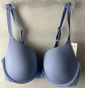 Le Mystere Damen BH Größe 32DD/E Second Skin 5221 Rücken glatter blau Welle B37 - Bild 1 von 14