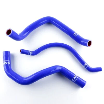 Silicone Radiator Coolant Pipes Kit For Suzuki GSXR 750 2000 2001 2002 2003 Blue Foto 1 de 4