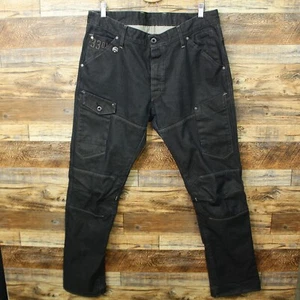 G-STAR 3301 TAPERED cargo JEANS 38x34 measured 36x32 - Picture 1 of 9