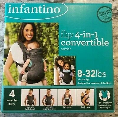 Infantino Flip 4-in-1 Convertible Baby Carrier - Gray (200-183) - Image 1 of 1