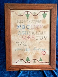 249 Years Old School Girl's Sampler "1776" She was born in 1766 - Picture 1 of 13