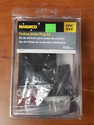 Marinco 4-Wire 12/24V Trolling Motor Plug Kit 2018PKG - Image 1 of 4