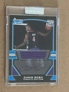 Camiseta deportiva Bowman Signature Chris Bosh 2003 auto RC 1031/1250 autógrafo - Imagen 1 de 4