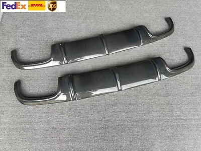 Difusor traseiro de fibra de carbono para 10-13 M-BENZ W212 E-Class Sedan AMG apenas - Imagem 1 de 2