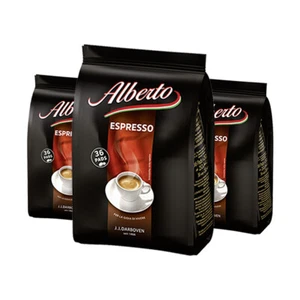Alberto Espresso, 36 Pads, 3er Pack