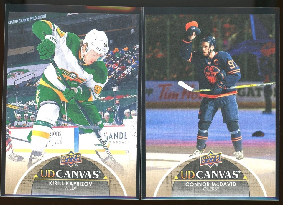 2021-22 Upper Deck 1, 2 & Extended Canvas Base Card Singles *You Pick From List* - Image 1 of 1