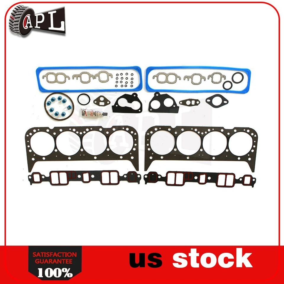适用于 1987 - 1993 雪佛兰 G10 G20 G30 K1500 Blazer 5.7L 发动机头垫圈套装 — 第 1/4 张图片