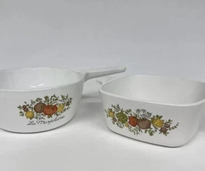 Corning Ware Spice of Life Casserole Dishes: P-43-B, P-82-B No Lids (Set of 2) - Picture 1 of 20