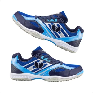 Butterfly Table Tennis Shoes LEZOLINE MACH Navy/Blue GXB0050 UNISEX US 4.5 - Picture 1 of 17
