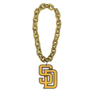 San Diego Padres Fan Chain Necklace MLB - NEW - FREE SHIPPING - Picture 1 of 1