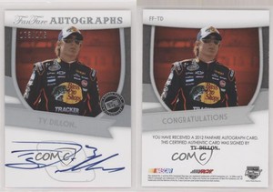 2012 Press Pass Fanfare Auto Silver /175 Ty Dillon #TD Rookie Auto RC