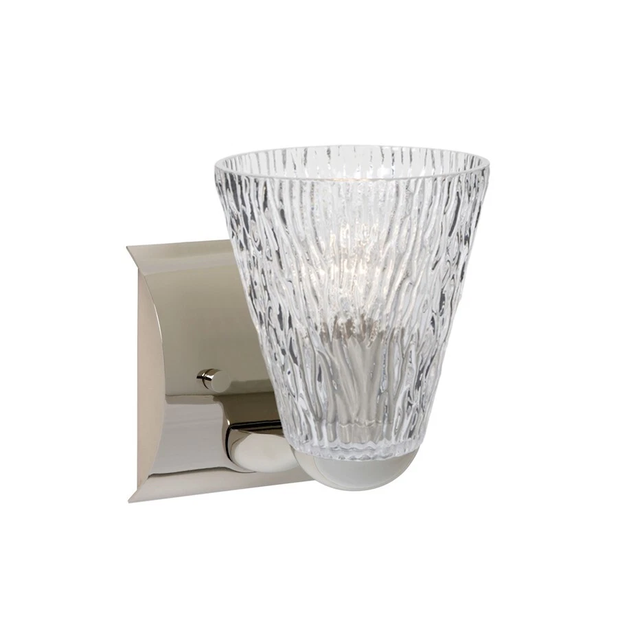 Aplique de pared Besa Lighting Nico 5 1 luz LED, cromado/claro - 1WZ-NICO5CL-LED-CR Foto 1 de 1