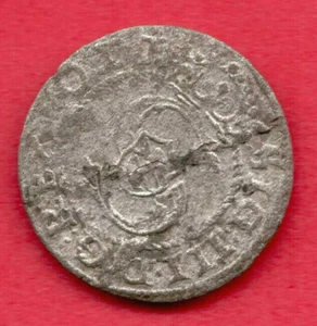 Riga Poland Schilling 1593 Sigismund III Vasa Waza Latvia Livonia 861 - Picture 1 of 2