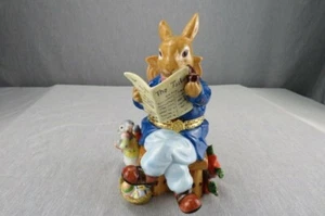 Peter Rabbit Porcelain Hinged Trinket Box CWC Jewelry box/ Easter Home Decor - Picture 1 of 12